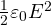 \frac12\varepsilon_0E^2