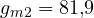 g_{m2} = 81{,}9
