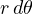 r\,d\theta