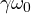 \gamma \lt \omega_0