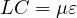 LC = \mu\varepsilon
