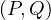 (P, Q)