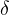 \delta