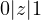 0 \lt |z| \lt 1