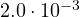 2.0\cdot 10^{-3}