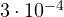 3\cdot 10^{-4}