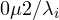 0 \lt  \mu \lt  2/\lambda_i