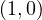 (1, 0)