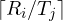 \lceil R_i/T_j\rceil