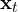 \mathbf x_t