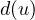 d(u)