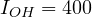 I_{OH} = 400