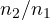 n_2/n_1