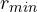 r_{min}