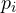 p_i