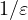 1/\varepsilon