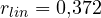 r_{lin} = 0{,}372