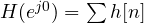 H(e^{j0}) = \sum h[n]