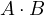 A\cdot B