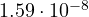 1.59\cdot 10^{-8}