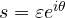 s = \varepsilon e^{i\theta}