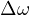 \Delta\omega