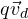 q\vec v_d