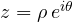 z = \rho\, e^{i\theta}