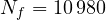 N_f = 10\,980