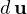 d\,\mathbf u