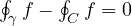 \oint_\gamma f - \oint_Cf = 0