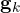 \mathbf g_k