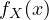 f_X(x)