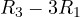 R_3 - 3R_1