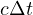 c\Delta t
