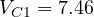 V_{C1} = 7.46