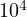 10^4