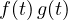 f(t)\,g(t)