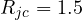 R_{jc} = 1.5