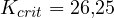 K_{crit} = 26{,}25