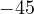 -45&deg;