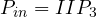 P_{in} = IIP_3
