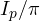 I_p/\pi