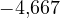 -4{,}667