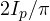2I_p/\pi