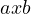 a \lt  x \lt  b