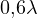 0{,}6\lambda