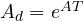 A_d = e^{AT}