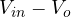 V_{in} - V_o
