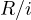 R/i